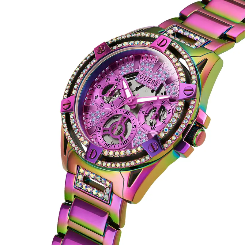 GUESS Ladies Iridescent Multi-function Watch- GW0464L4